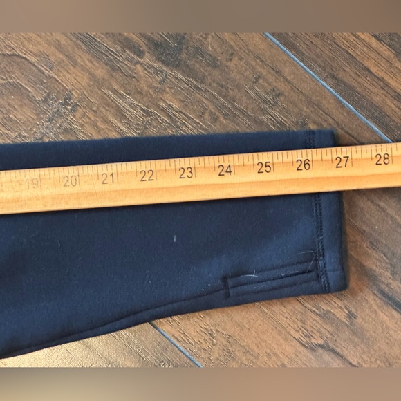 Athleta Cozy Karma Asymmetric Fleece Pullover Sweatshirt Sz Large Black 1/4 Zip - Picture 14 of 15